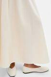 Jersey Spliced Midi Skirt  Coconut Cream  hi-res