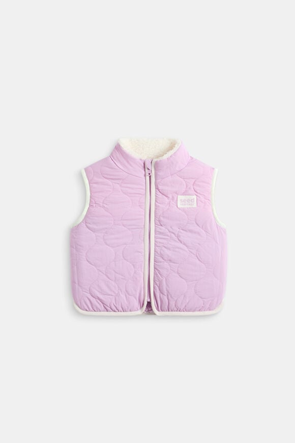 Reversible Logo Vest  Orchid  hi-res