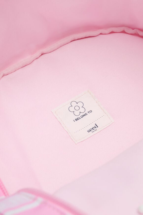 Stripe Backpack  Pink Multi  hi-res