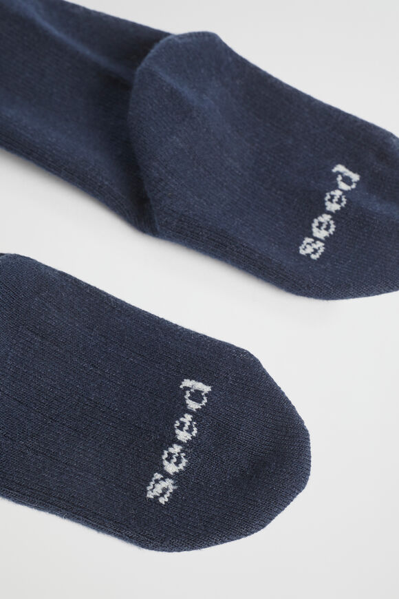 Rib Full Length Tight  Navy  hi-res