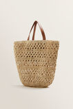Crotchet Raffia Tote    hi-res
