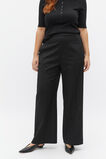 Elasticated Wide Leg Pant  Black  hi-res