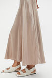 Satin Midi Swing Skirt  Cookie  hi-res