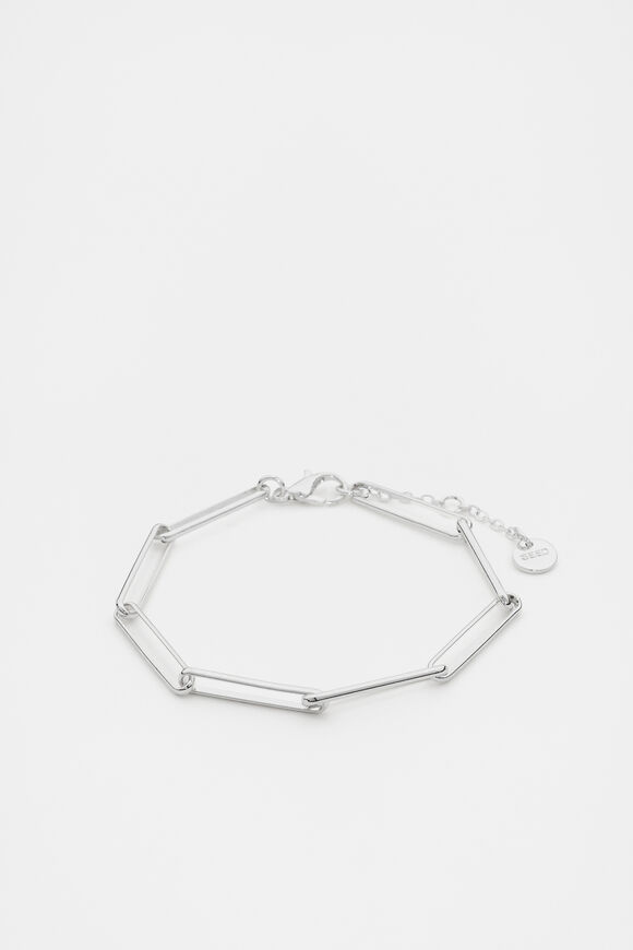 Long Link Bracelet  Silver  hi-res