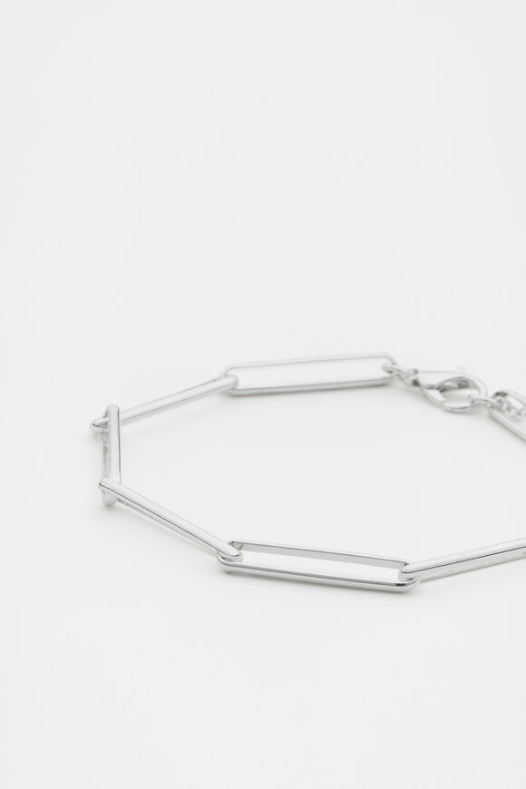 Long Link Bracelet  Silver  hi-res