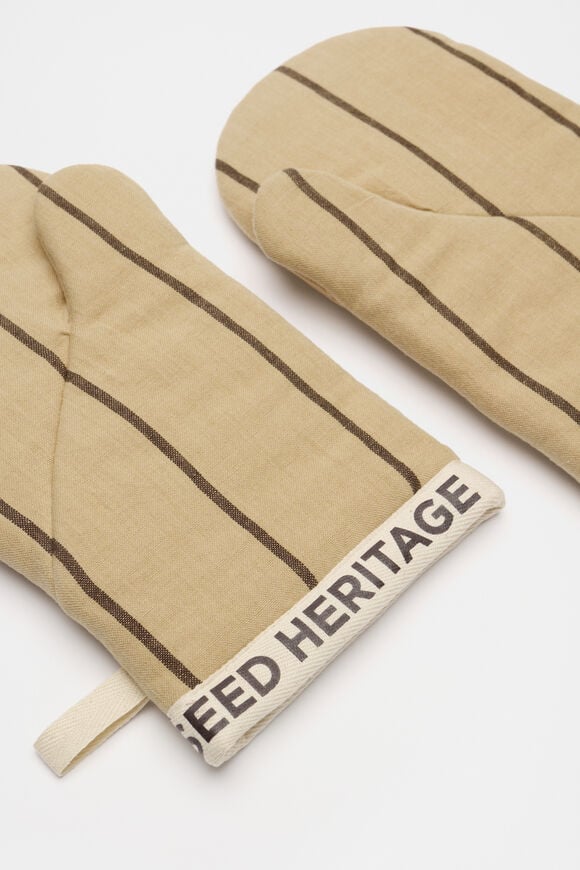 Aamira Striped Oven Mitts  Marzipan  hi-res
