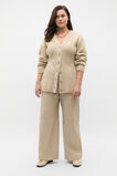 Structured Rib Button Cardigan  Latte Marle  hi-res