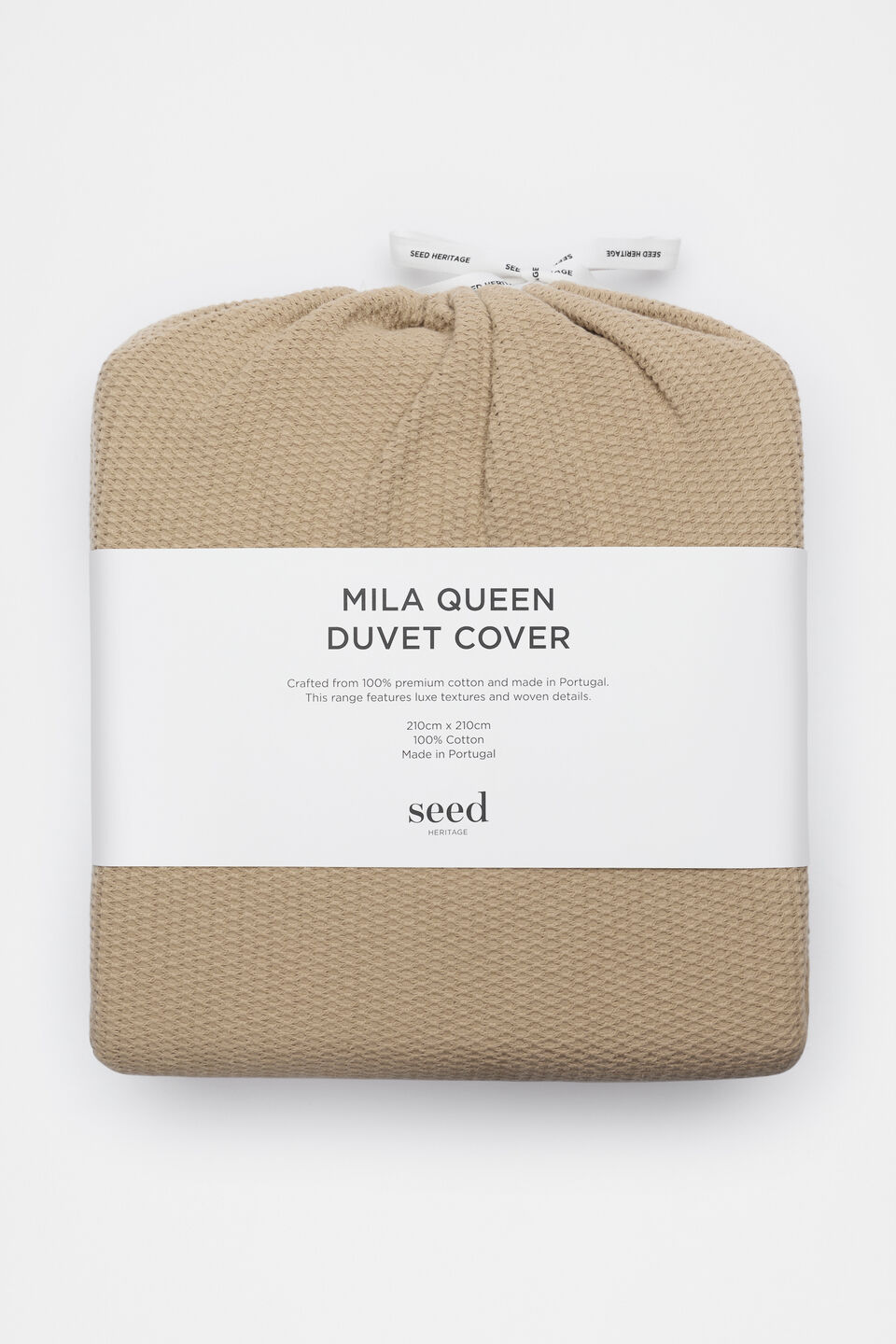 Mila Queen Duvet Cover  Rye