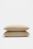 Mila Standard Pillowcase Set of 2  Rye  hi-res