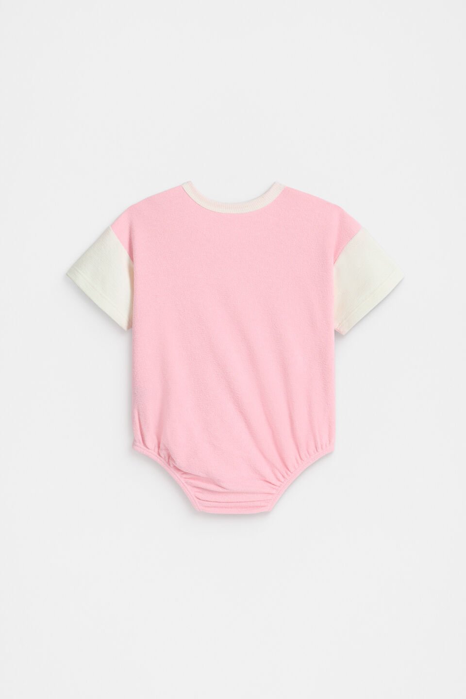 Logo Oversized Bodysuit  Bubblegum