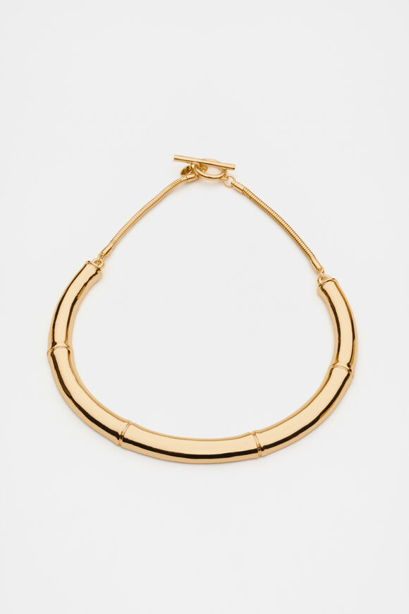 Bamboo Choker  Gold  hi-res