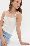 Lace Trim Cami  Canvas  hi-res