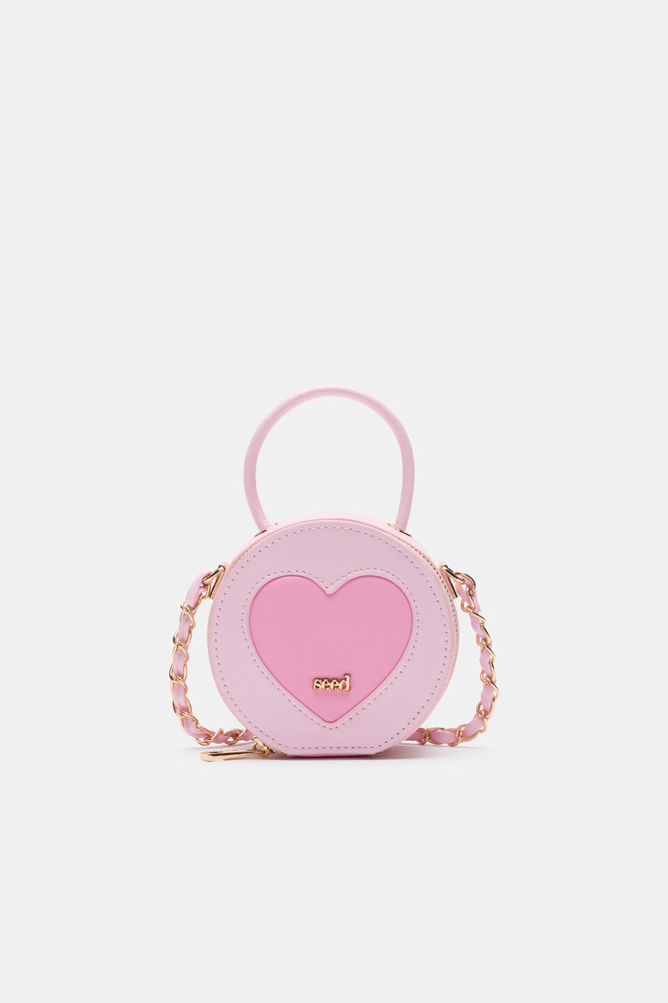 Mini Heart Bag  Pink Lemonade
