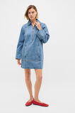 Denim Mini Dress  Mist Blue Wash  hi-res