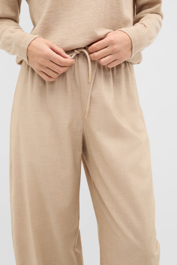 Soft Suiting Barrel Leg Pant  Sandstone Cross Dye  hi-res