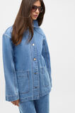 Denim Shacket  Mist Blue Wash  hi-res