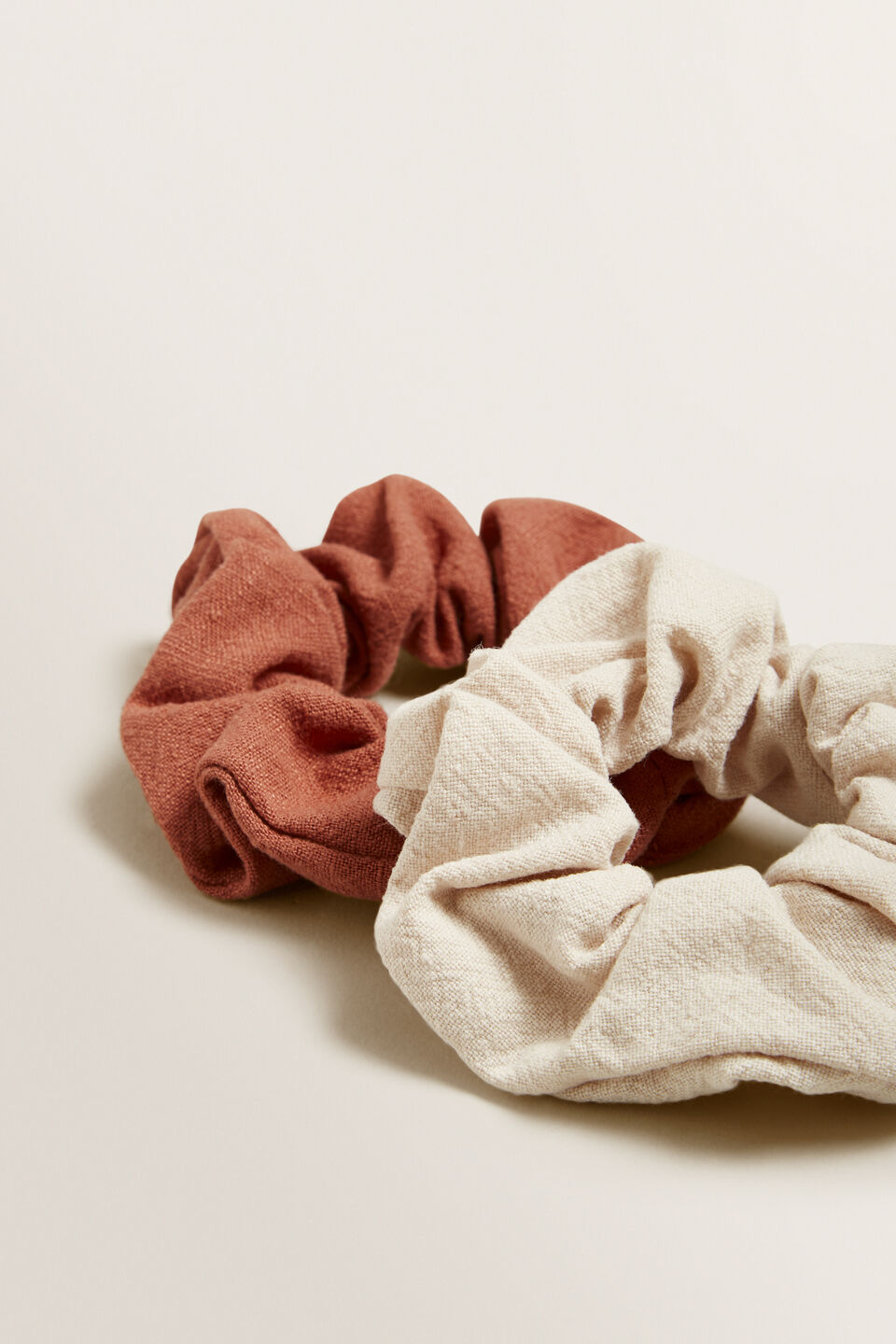 Linen Look Scrunchie  