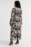 Jacquard Swirl Midi Dress  Retro Swirl  hi-res