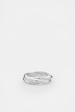 Looped Links Ring  Silver  hi-res