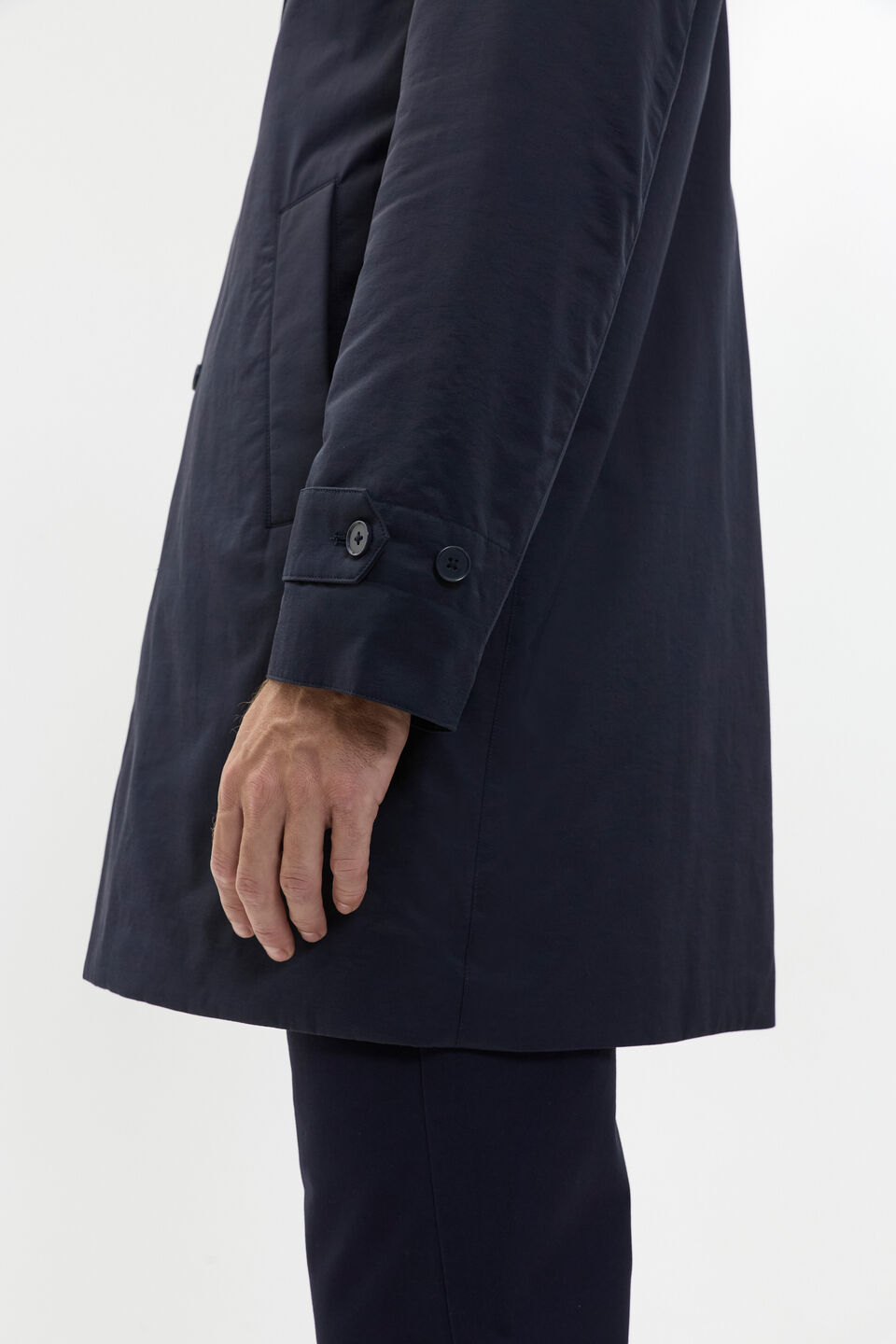 Car Coat  Midnight Blue