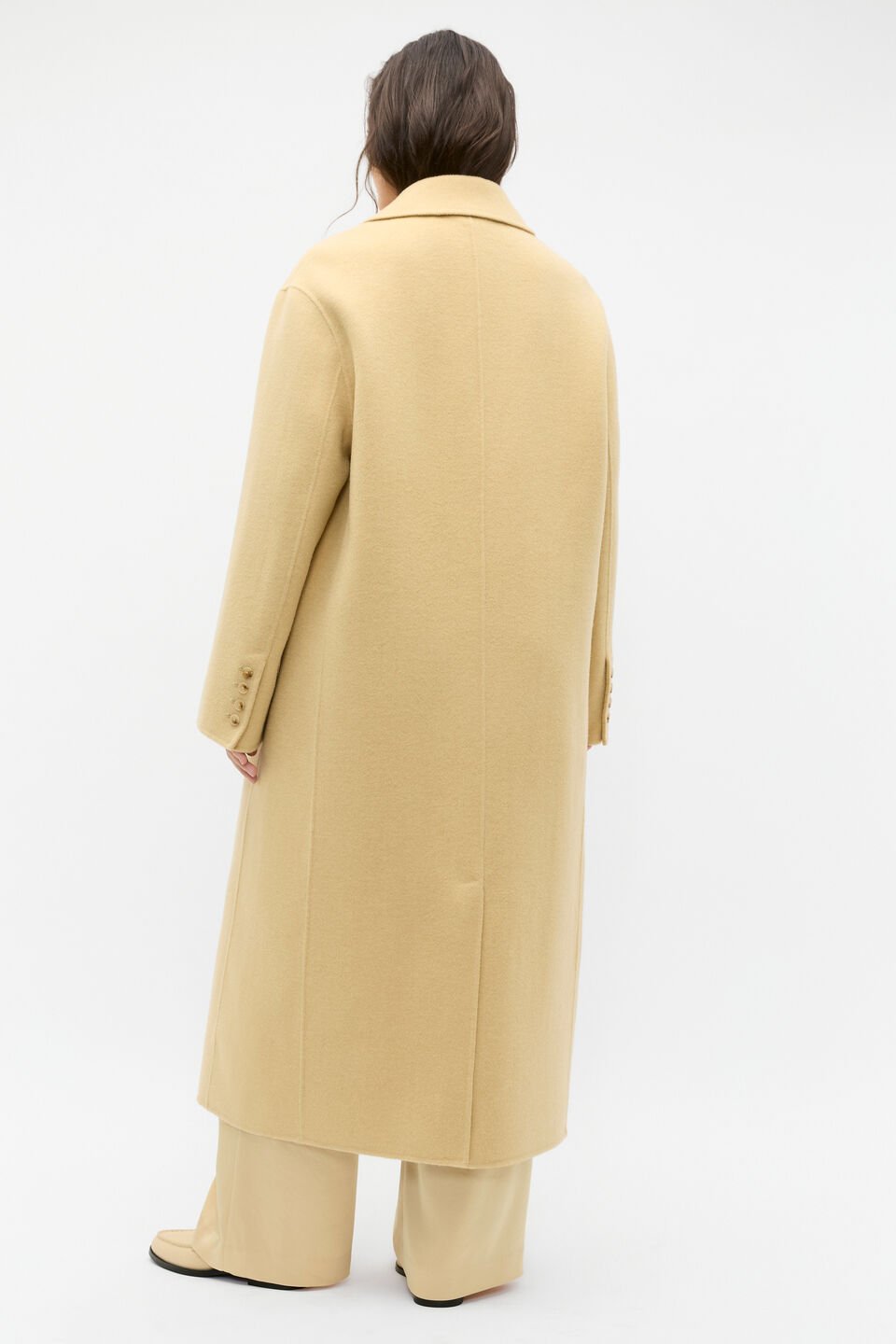 Wool Blend Boyfriend Coat  Marzipan Marle