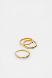 Waterproof Ring Set  Gold  hi-res
