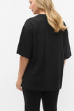 Oversized Longline Tee  Black  hi-res