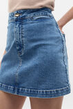 Core Denim Mini Skirt  Mist Blue Wash  hi-res