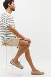 Linen Pullon Short  Almond  hi-res