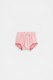 Stripe Scallop Bloomer  Strawberry Red  hi-res