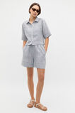 Linen Stripe Short  Twilight Blue Stripe  hi-res