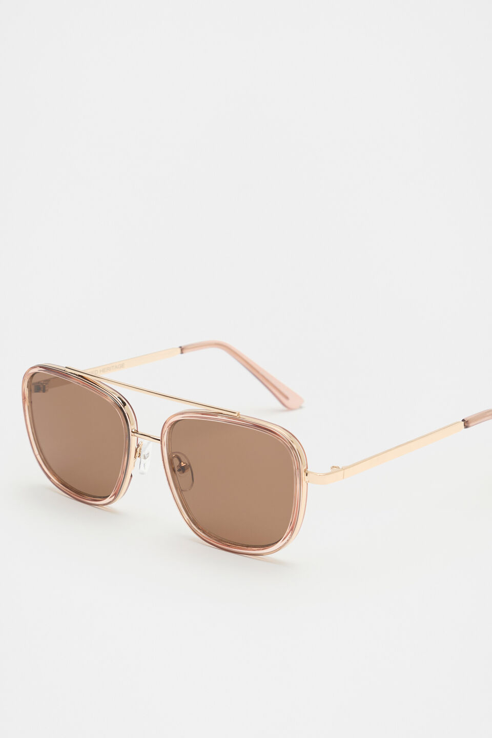 Marcia Aviator Sunglasses  Ecru