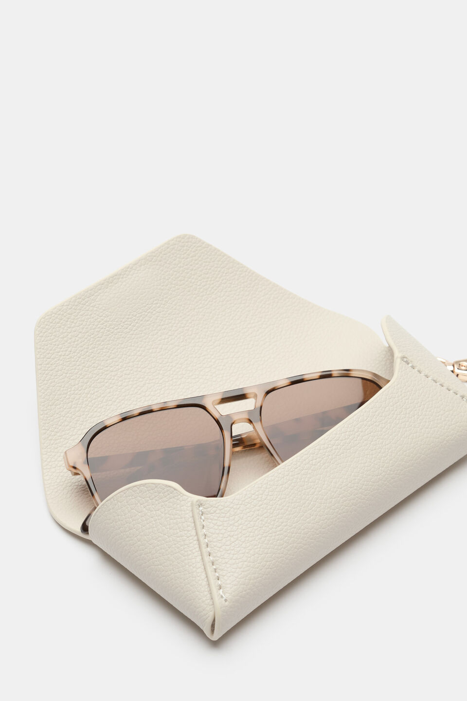 Sunglasses Case  Cream