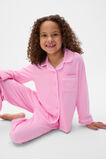 Piped Jersey Pyjama  Candy Pink  hi-res