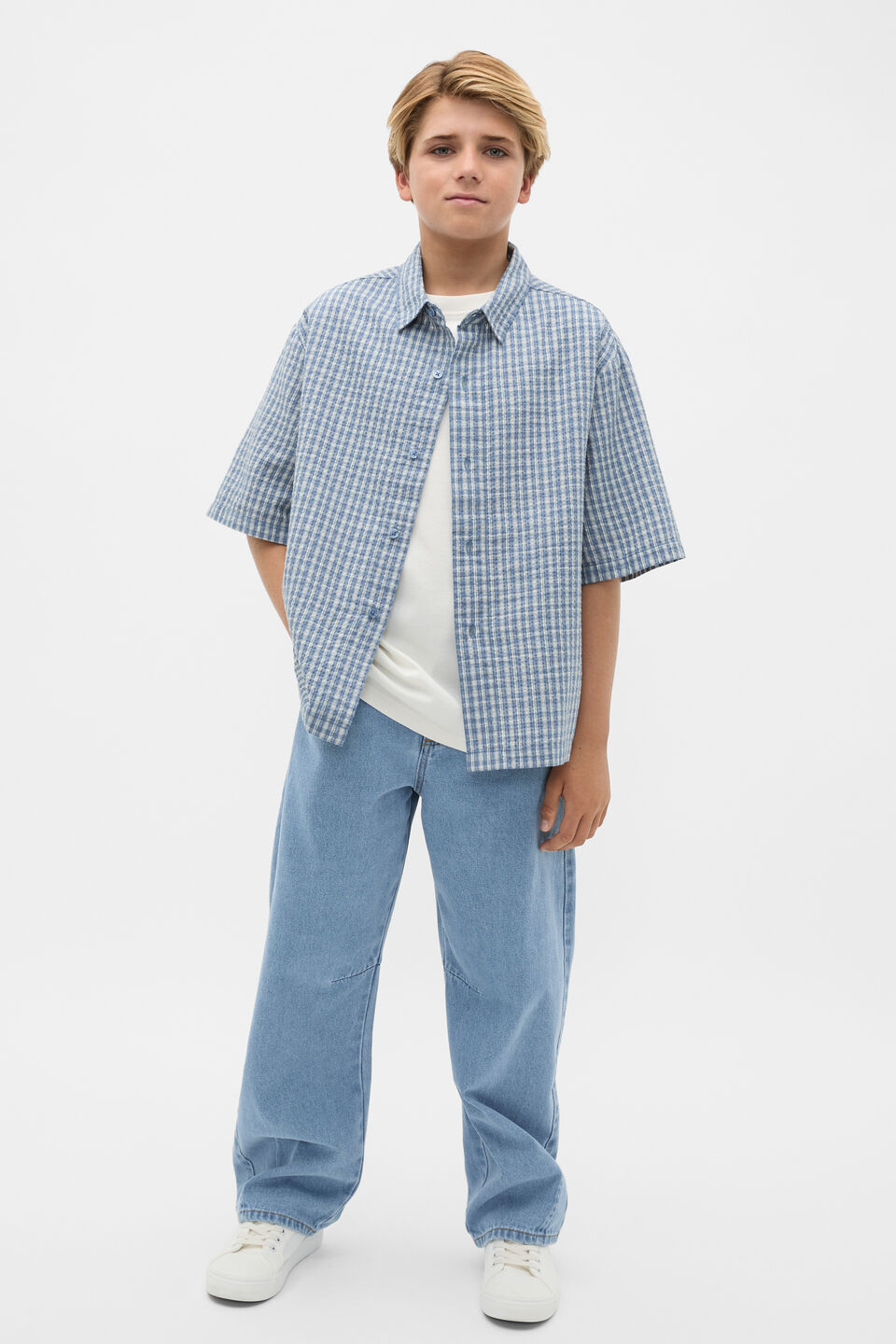 Barrel Jean  Light Blue Wash