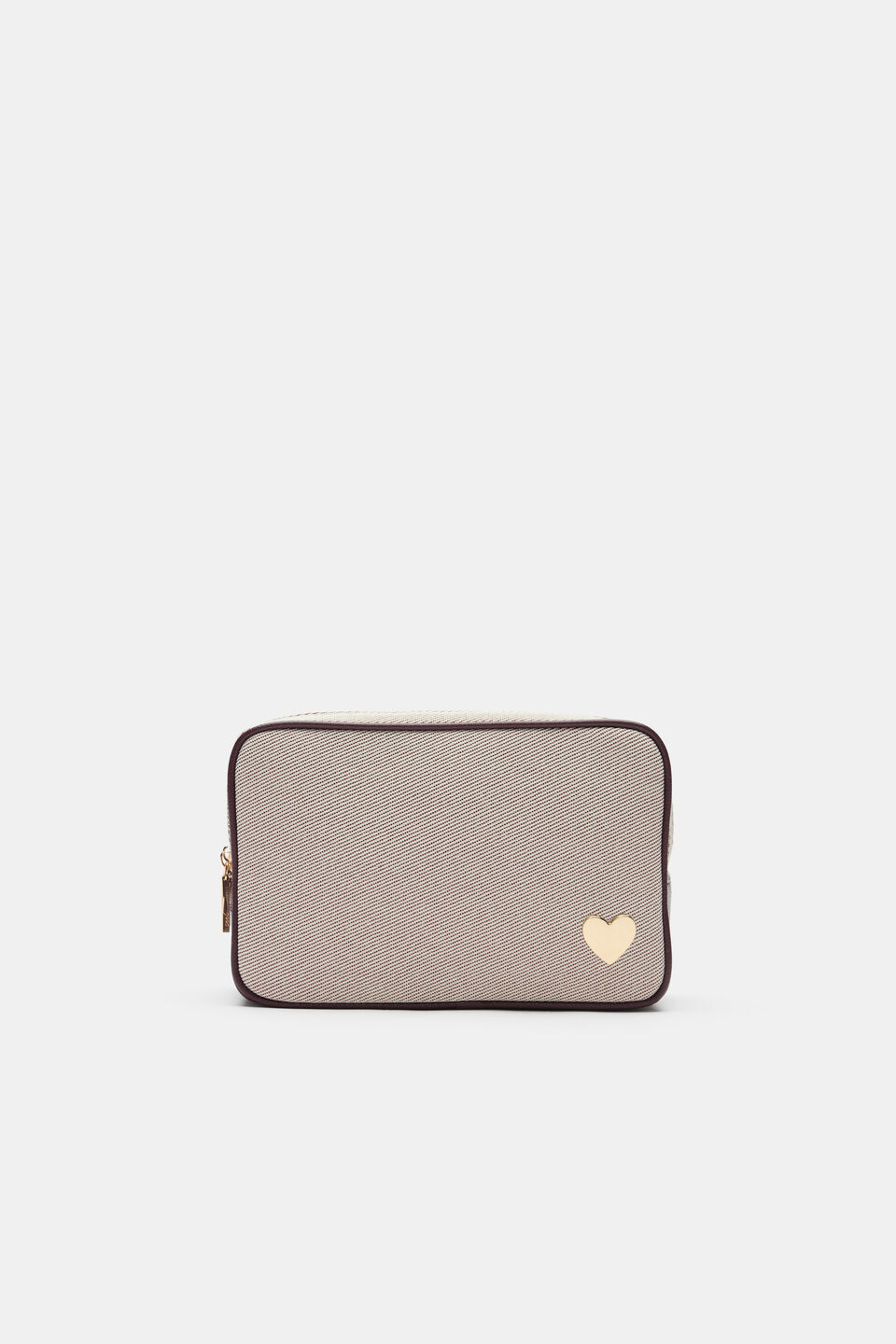 Initial Make Up Bag  Heart