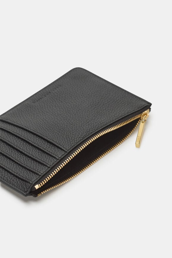 Leather Everyday Wallet  Black  hi-res