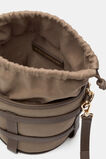 Leather Detail Bucket Bag  Cocoa  hi-res