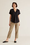 V Neck Linen Top    hi-res