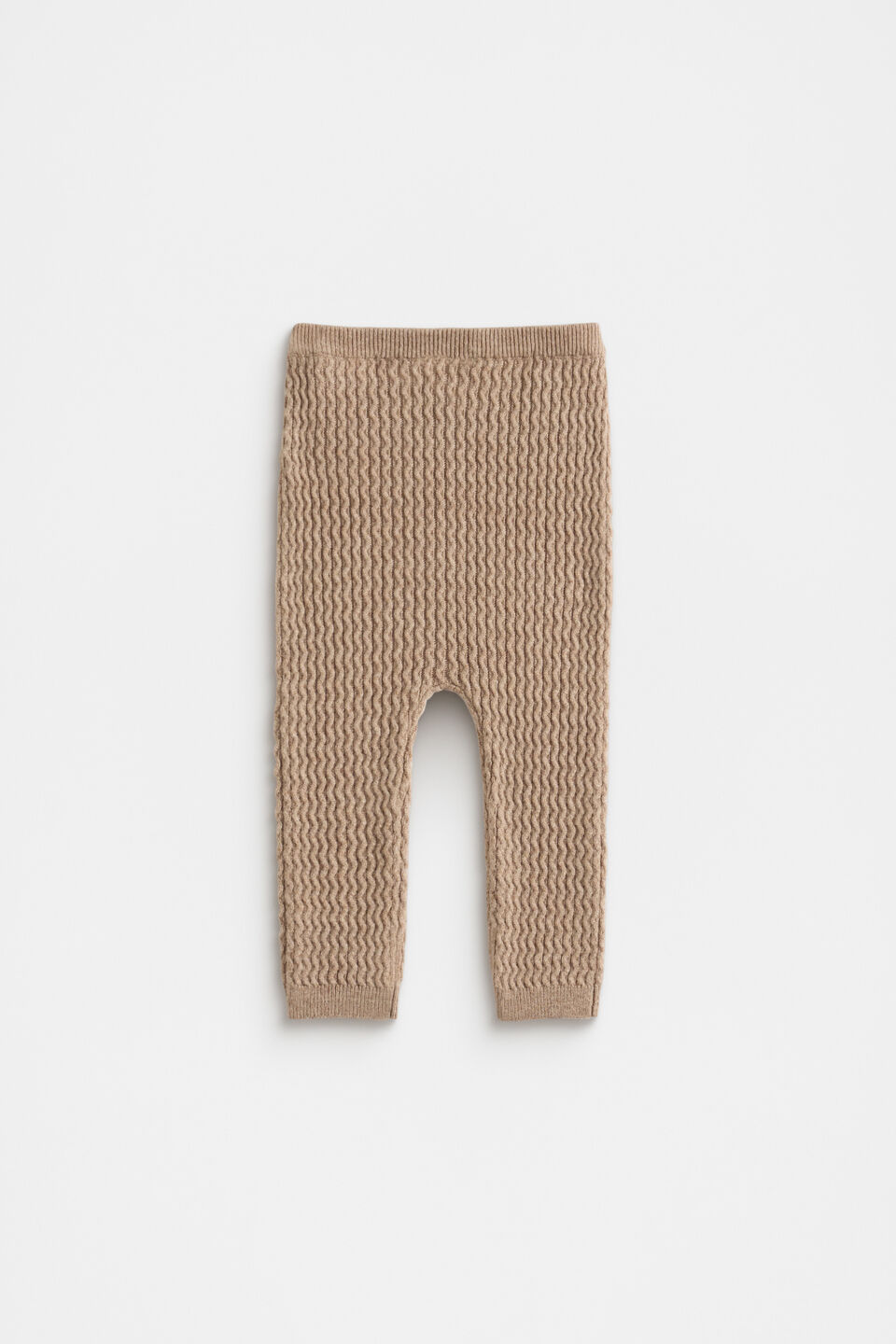 Cable Knit Pant  Nutmeg Marle