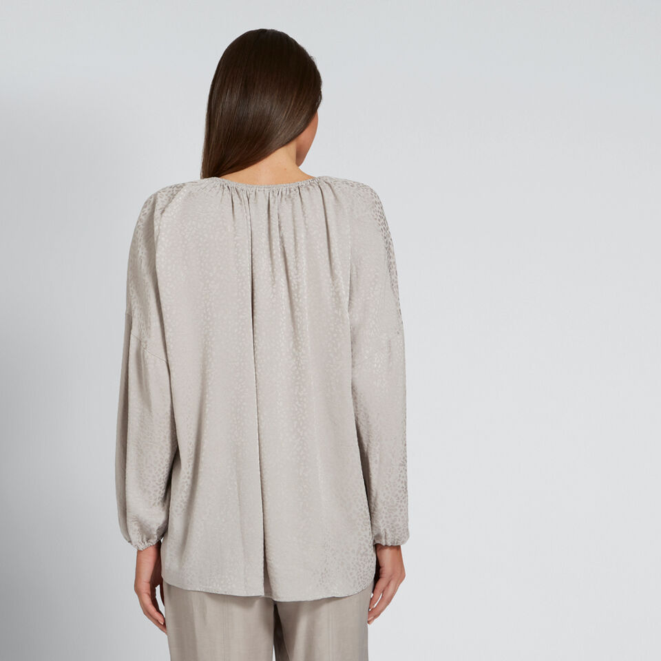 Luxe Jacquard Blouse  