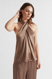 Scarf Print Halter Top  Scarf Print  hi-res