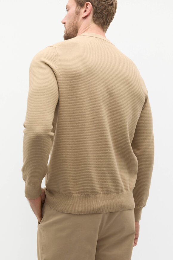 Ribbed Textured Knit  Biscotti  hi-res