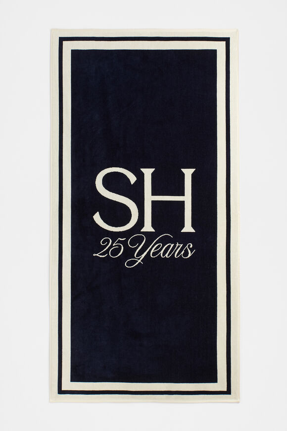 25 Anniversary Beach Towel  Twilight Blue  hi-res