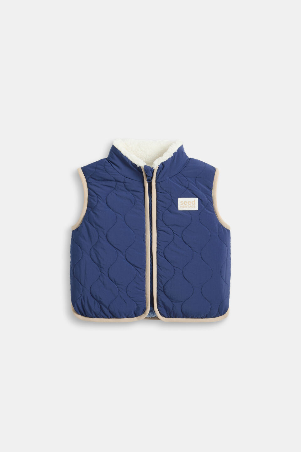 Colourblock Reversible Vest  Multi