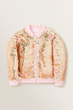 Sequin Bomber Jacket    hi-res