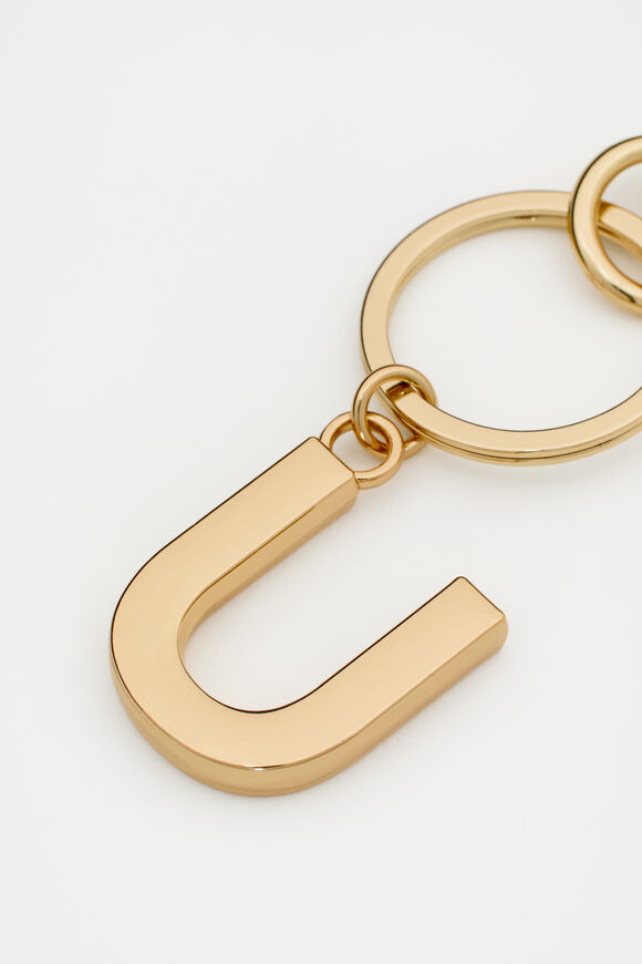 Initials Keyring  U  hi-res