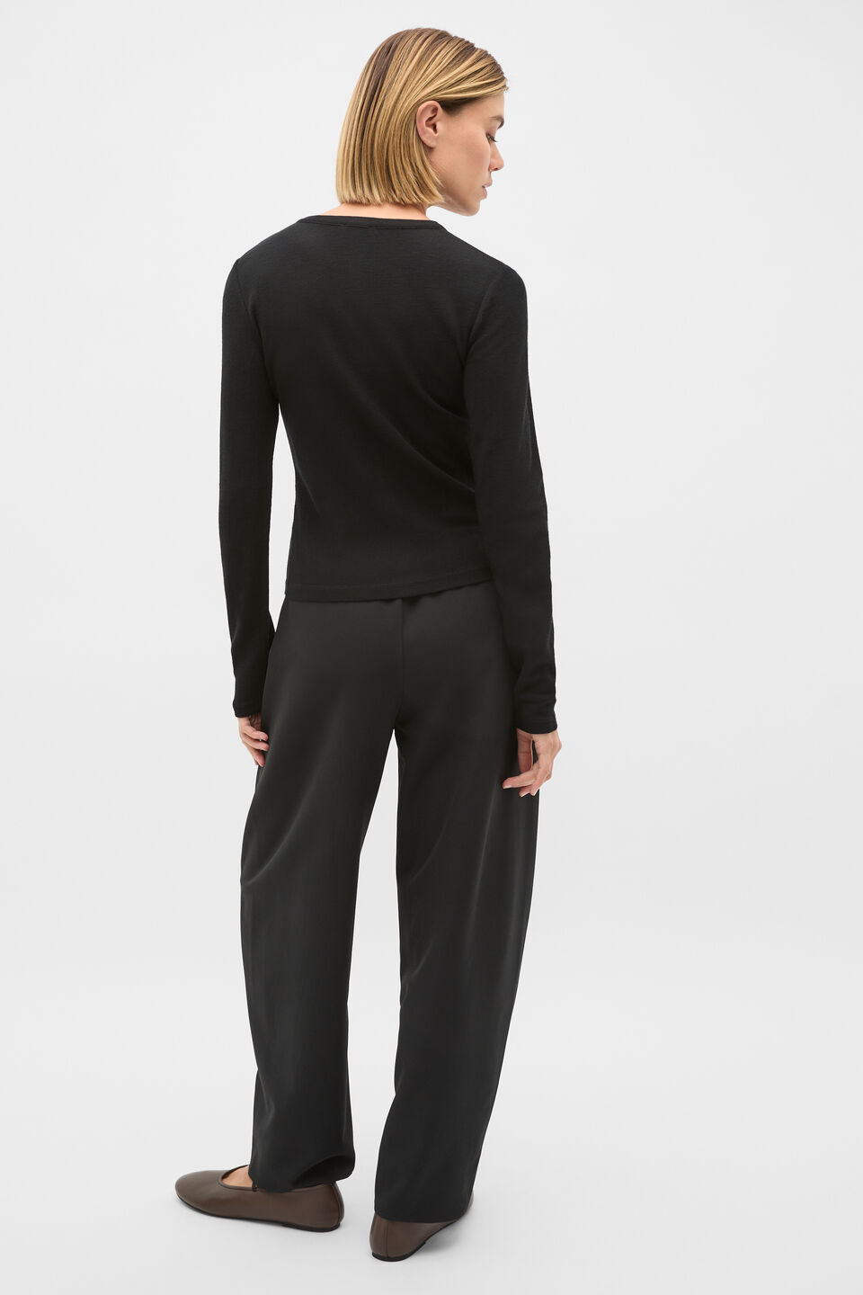 Australian Merino Cardigan  Black