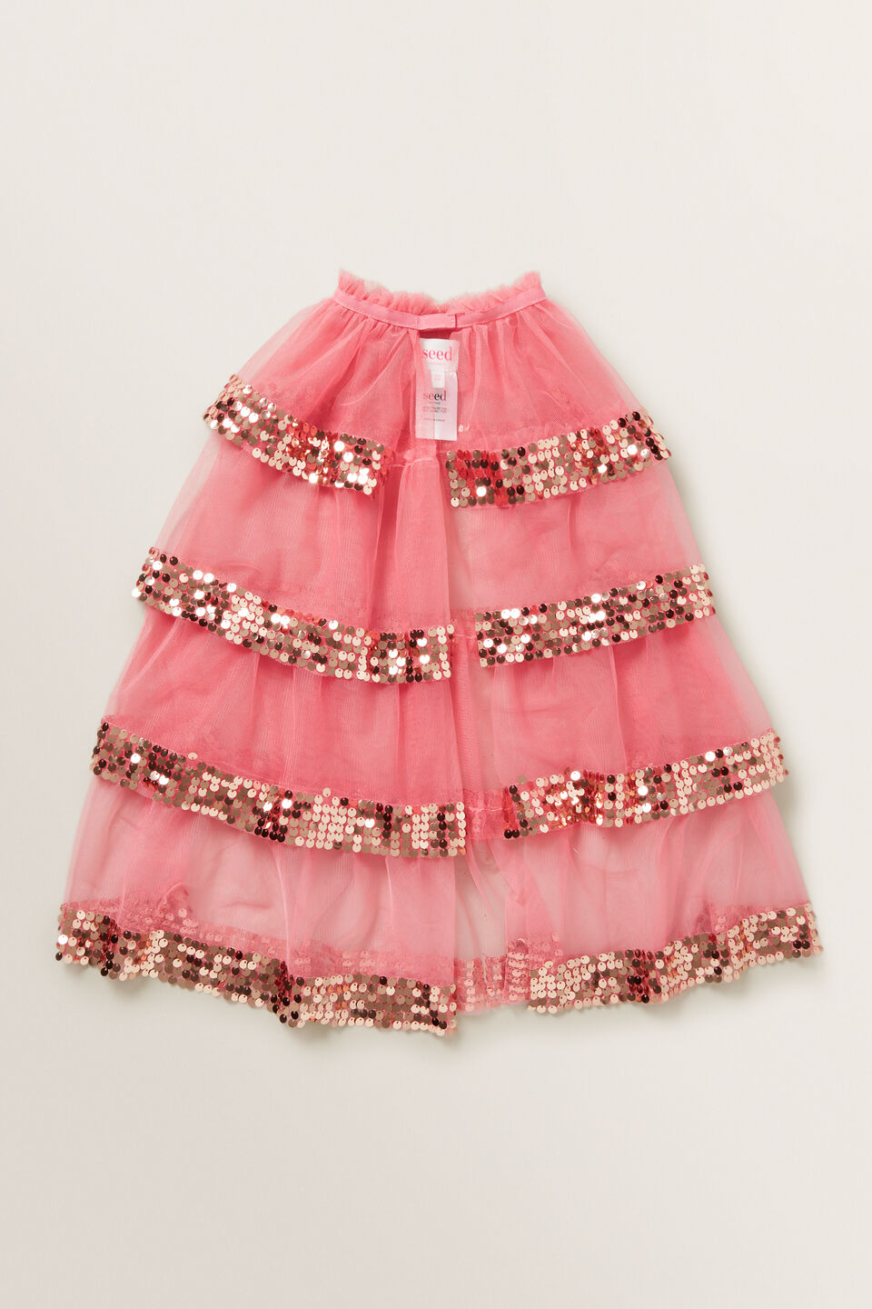 Sequin Tiered Party Cape  