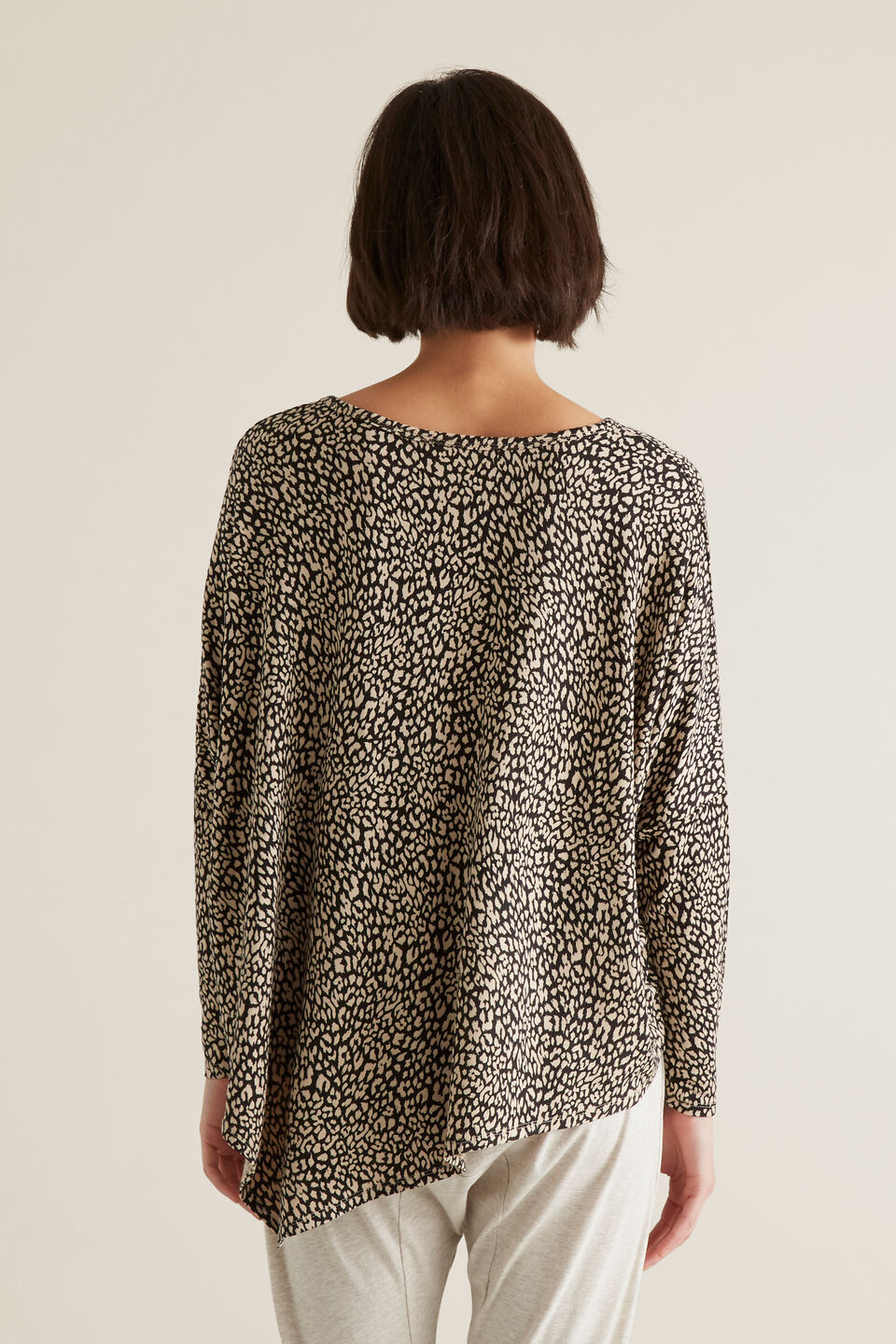 Ocelot Asymmetric Sweater  